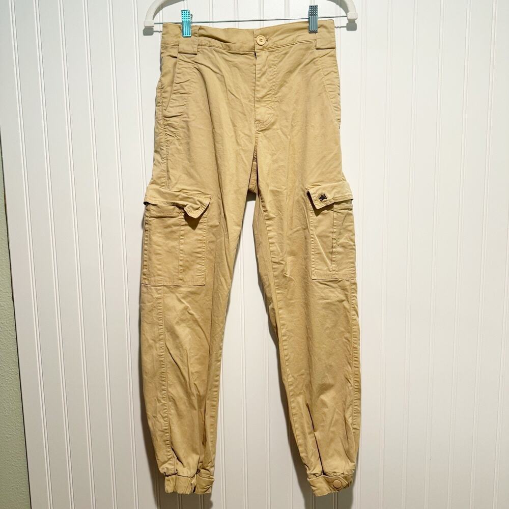 Funky Buddha Khaki Cargo Pants Tapered Leg Mens Medium